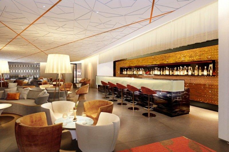 The Leela Ambience Convention Hotel Delhi Νέο Δελχί Εστιατόριο φωτογραφία The bar at the 101 bar