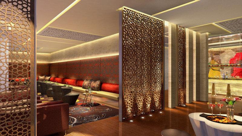 The Leela Ambience Convention Hotel Delhi Νέο Δελχί Εστιατόριο φωτογραφία Interior of the hotel