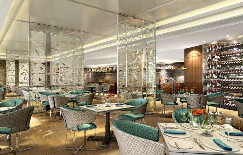 The Leela Ambience Convention Hotel Delhi Νέο Δελχί Εστιατόριο φωτογραφία The interior of the restaurant