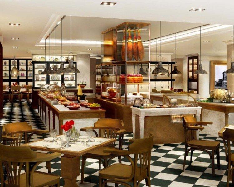 The Leela Ambience Convention Hotel Delhi Νέο Δελχί Εστιατόριο φωτογραφία The restaurant