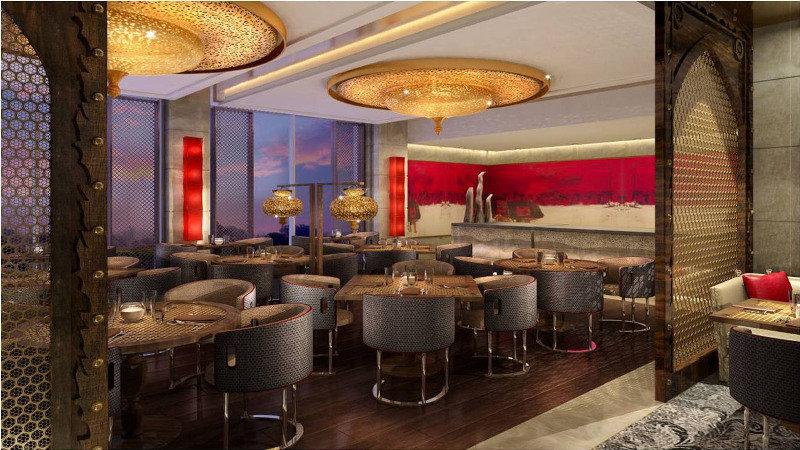 The Leela Ambience Convention Hotel Delhi Νέο Δελχί Εστιατόριο φωτογραφία The interior of the restaurant